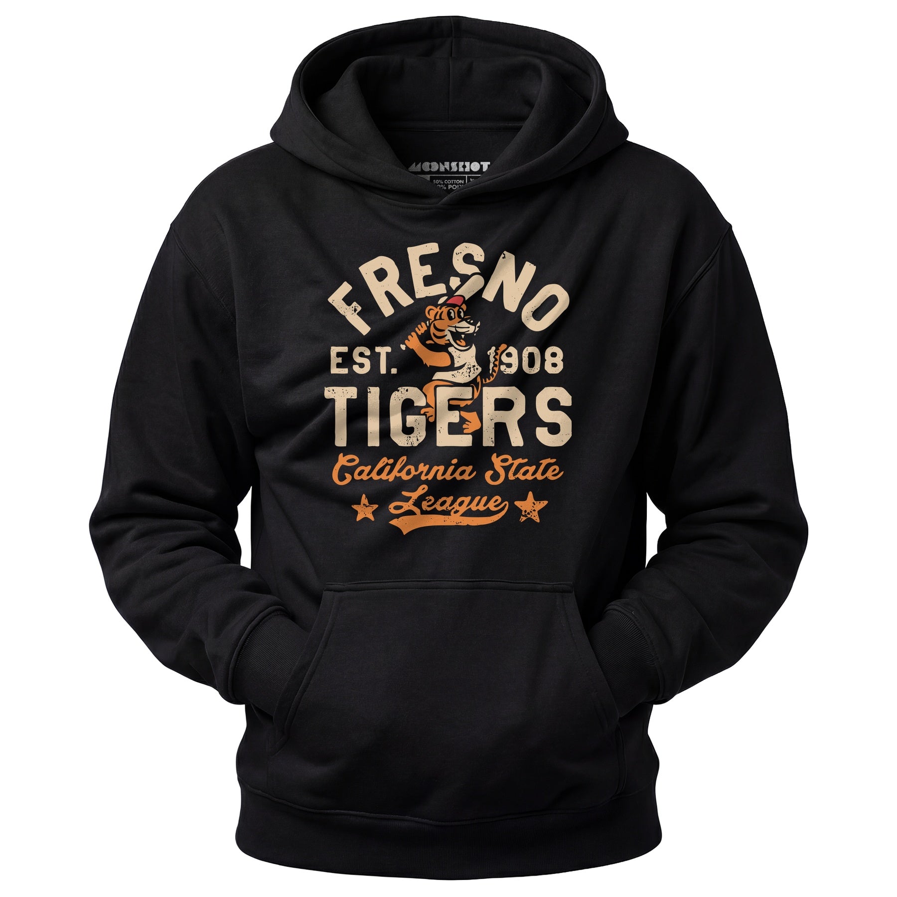 Fresno Tigers - California - Vintage Defunct Baseball Teams - Unisex Hoodie