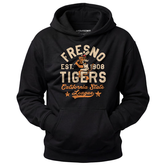 Fresno Tigers - California - Vintage Defunct Baseball Teams - Unisex Hoodie