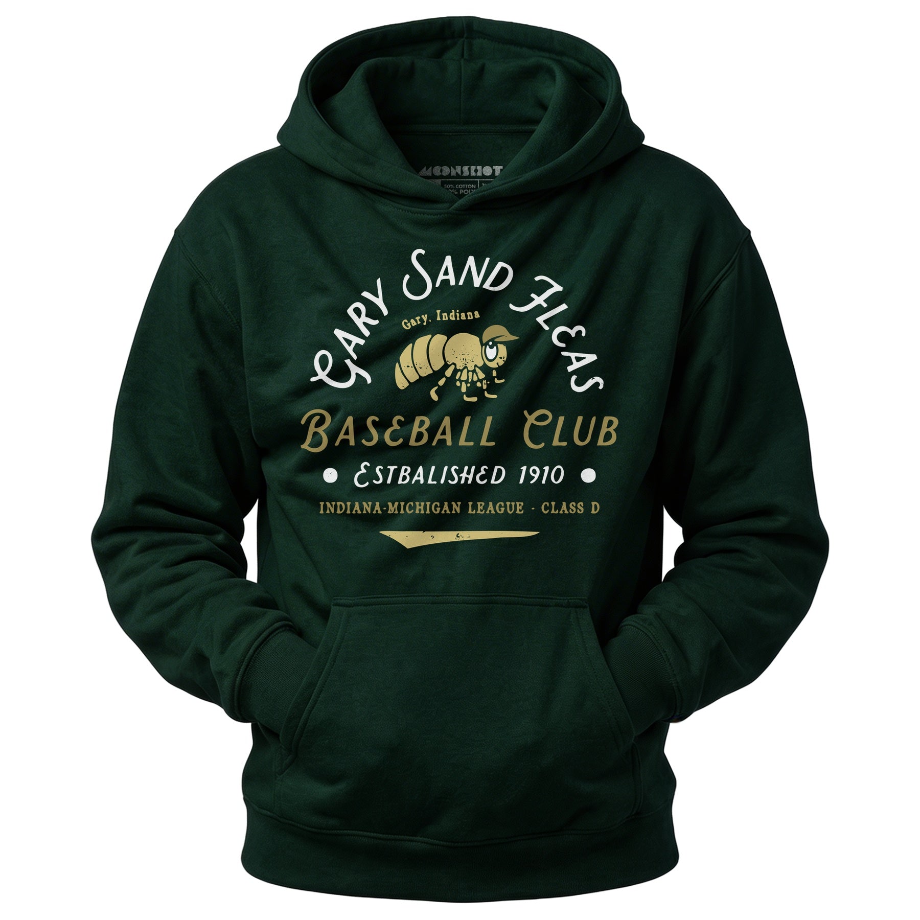 Gary Sand Fleas - Indiana - Vintage Defunct Baseball Teams - Unisex Hoodie