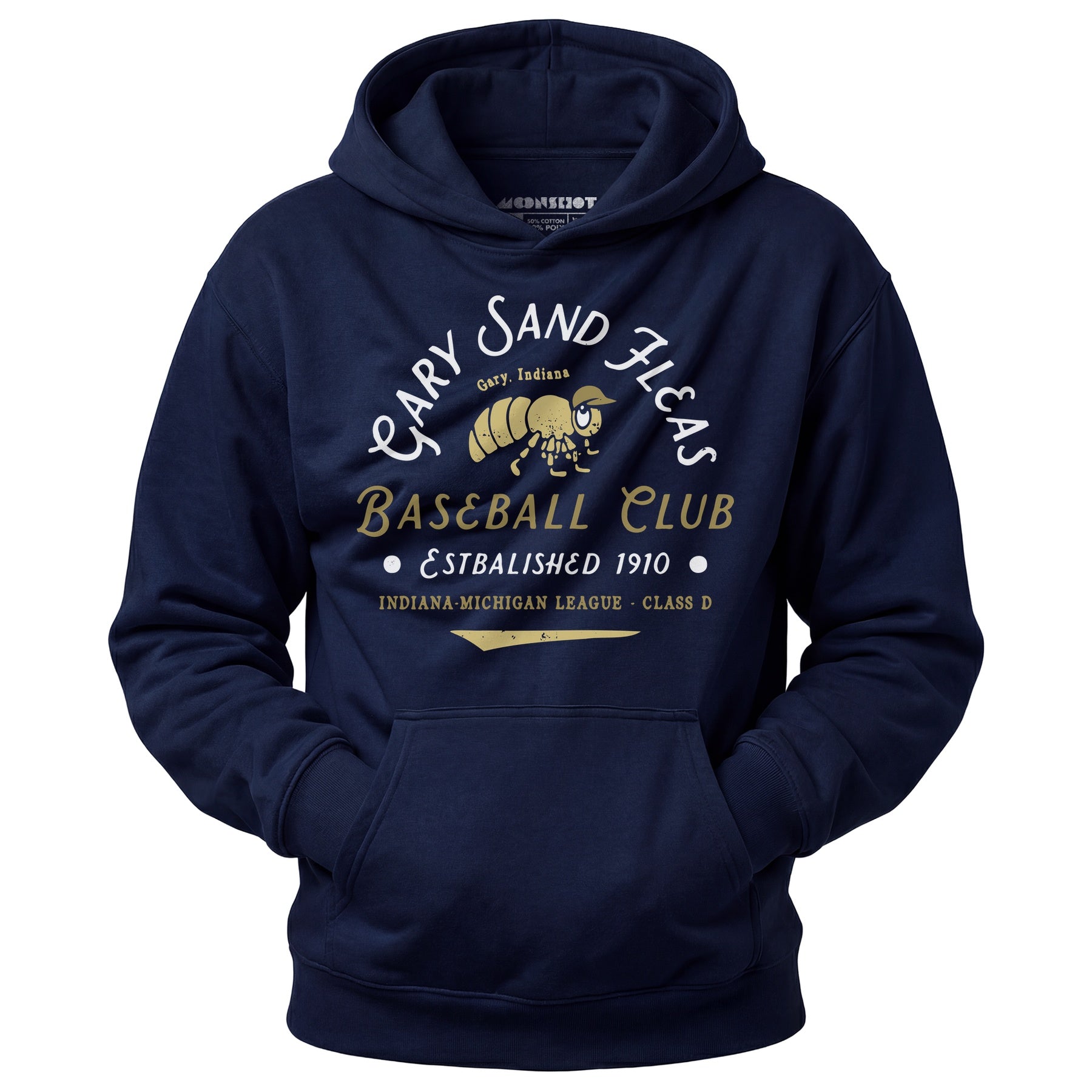 Gary Sand Fleas - Indiana - Vintage Defunct Baseball Teams - Unisex Hoodie