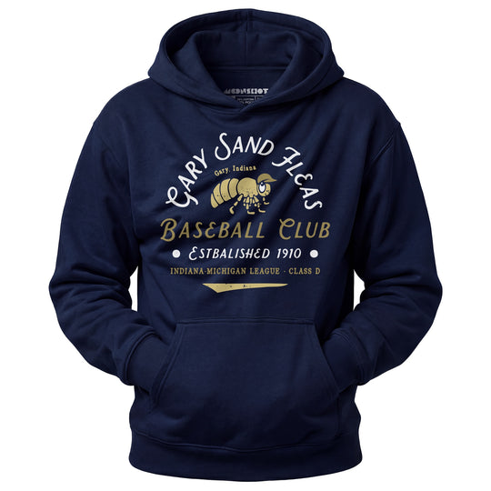 Gary Sand Fleas - Indiana - Vintage Defunct Baseball Teams - Unisex Hoodie
