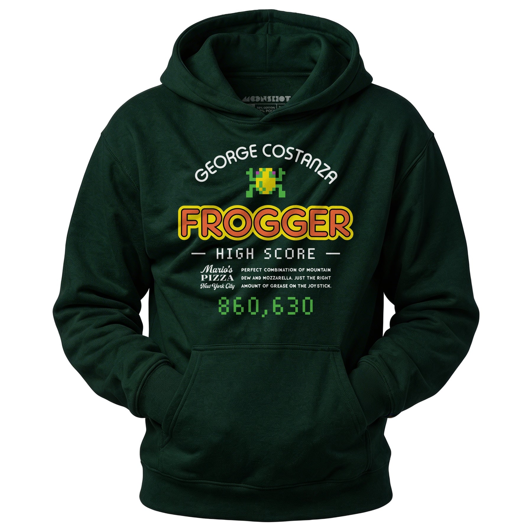 George Costanza Frogger High Score - Mario's Pizza - Unisex Hoodie