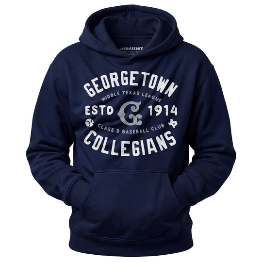 Georgetown Collegians - Texas - Vintage Defunct Baseball Teams - Unisex Hoodie