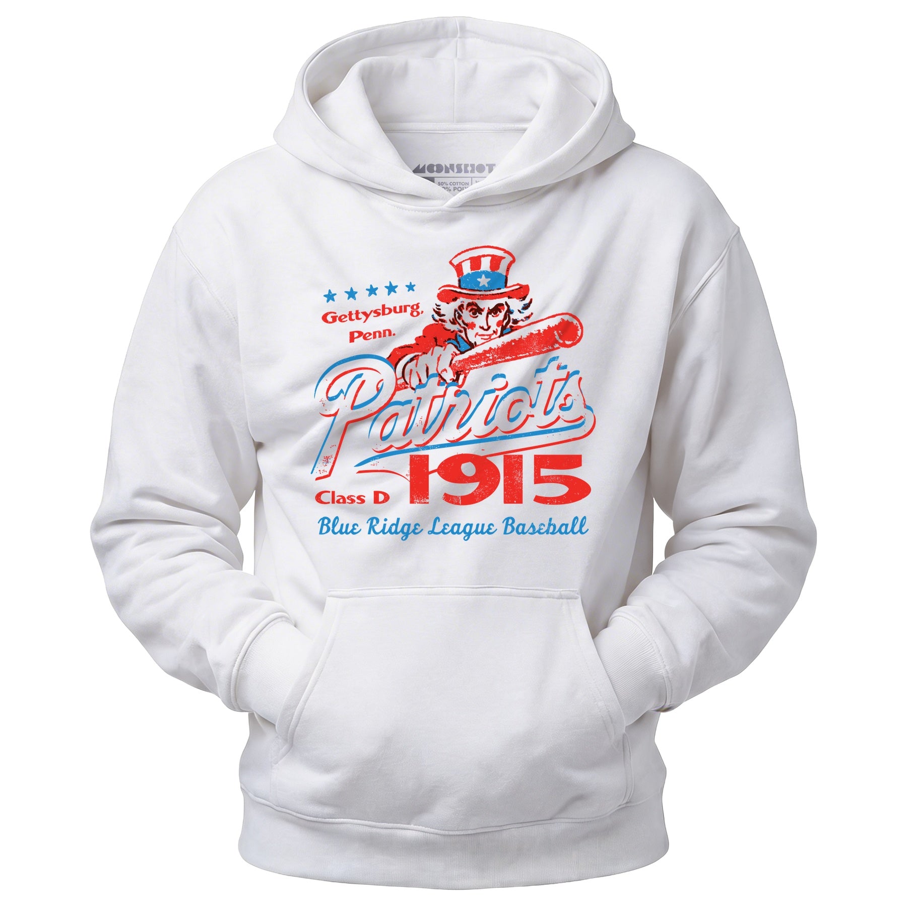 Gettysburg Patriots - Pennsylvania - Vintage Defunct Baseball Teams - Unisex Hoodie
