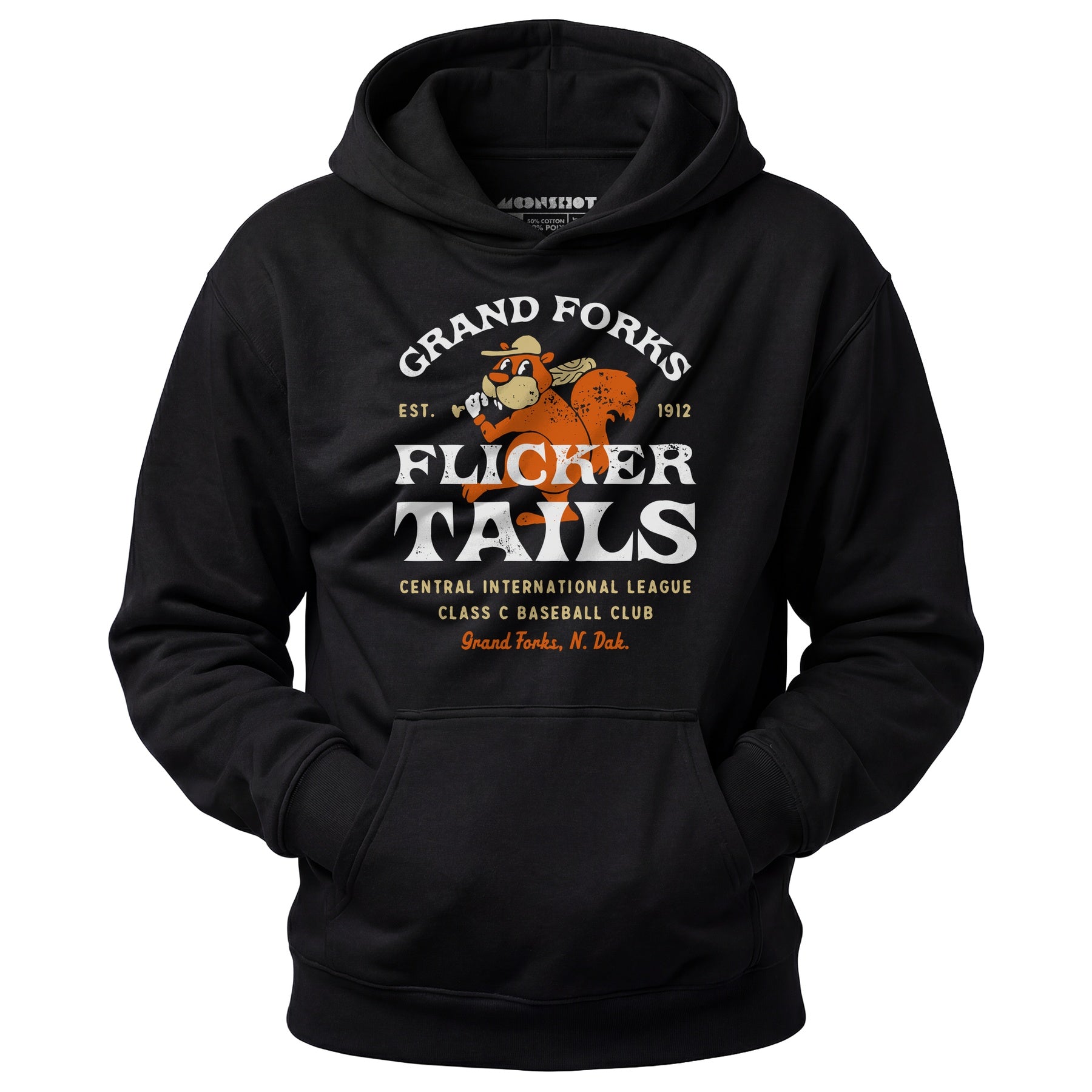Grand Forks Flickertails - North Dakota - Vintage Defunct Baseball Teams - Unisex Hoodie