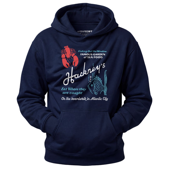 Hackney's - Atlantic City, NJ - Vintage Restaurant - Unisex Hoodie