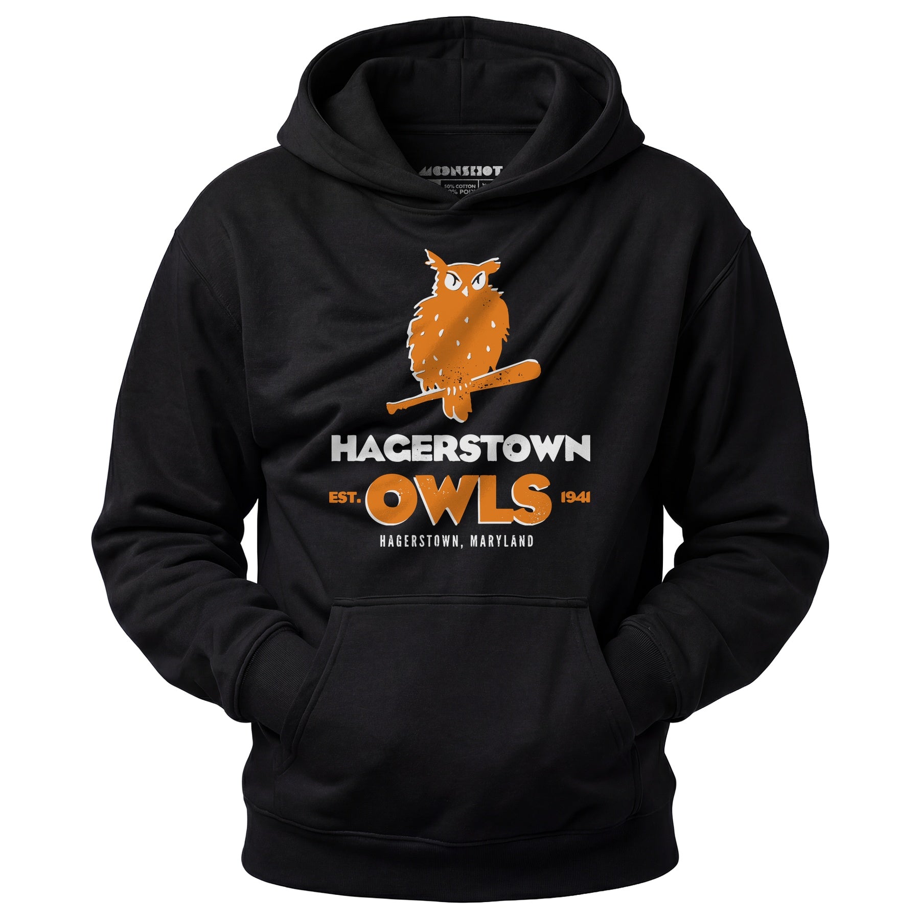 Hagerstown Owls - Maryland - Vintage Defunct Baseball Teams - Unisex Hoodie