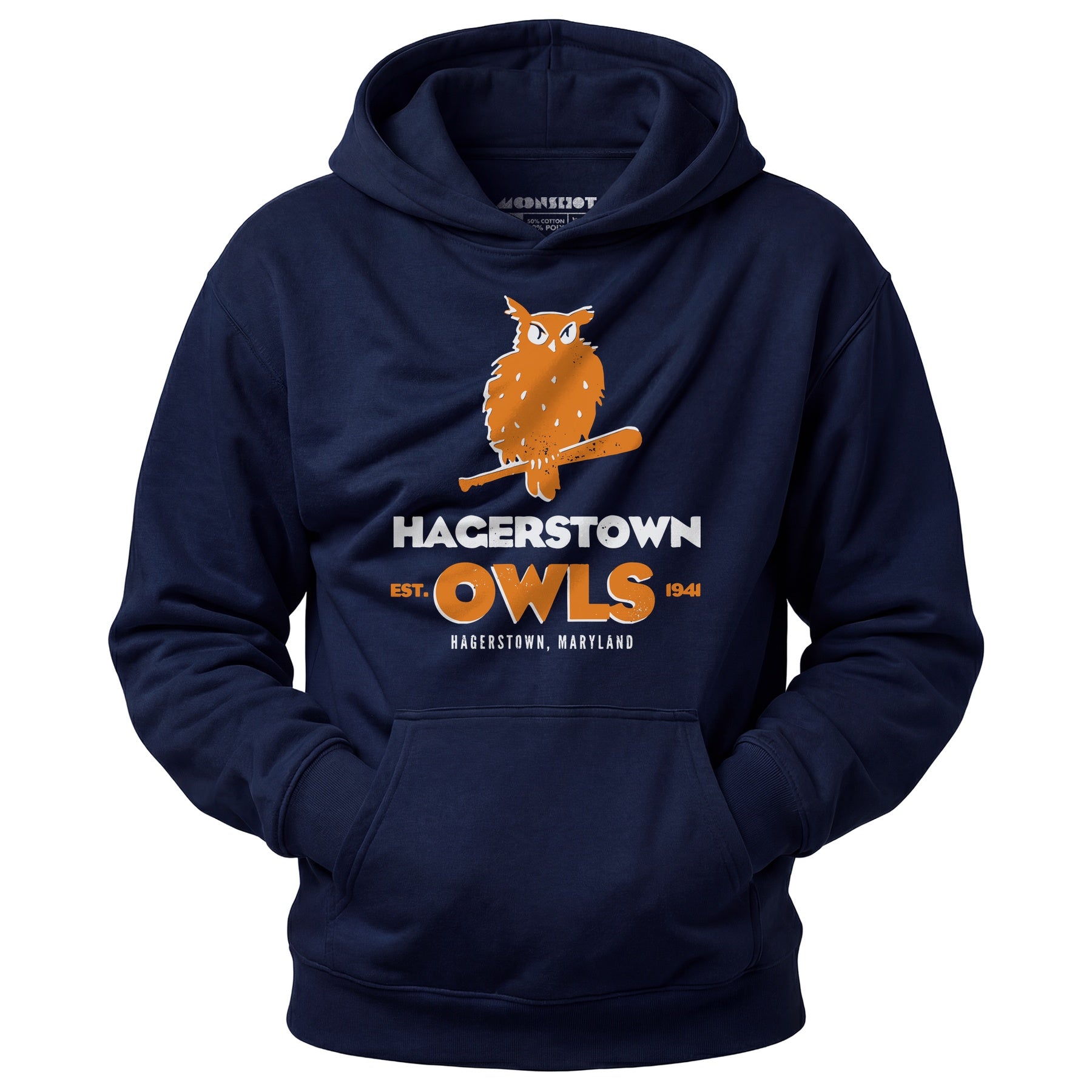 Hagerstown Owls - Maryland - Vintage Defunct Baseball Teams - Unisex Hoodie
