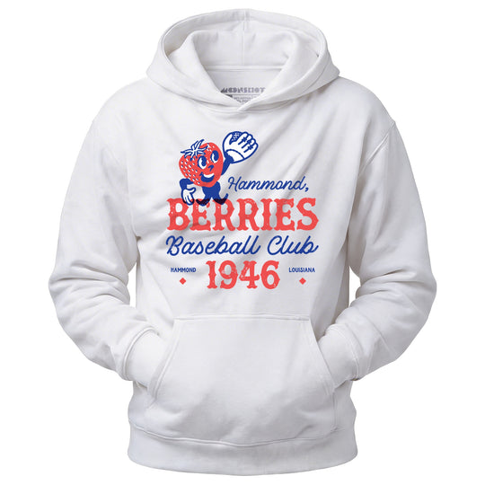 Hammond Berries - Louisiana - Vintage Defunct Baseball Teams - Unisex Hoodie