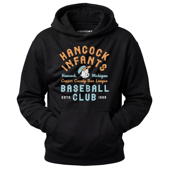 Hancock Infants - Michigan - Vintage Defunct Baseball Teams - Unisex Hoodie