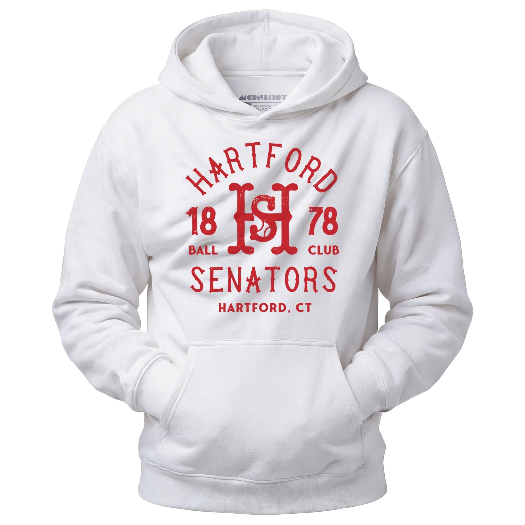 Hartford Senators - Connecticut - Vintage Defunct Baseball Teams - Unisex Hoodie