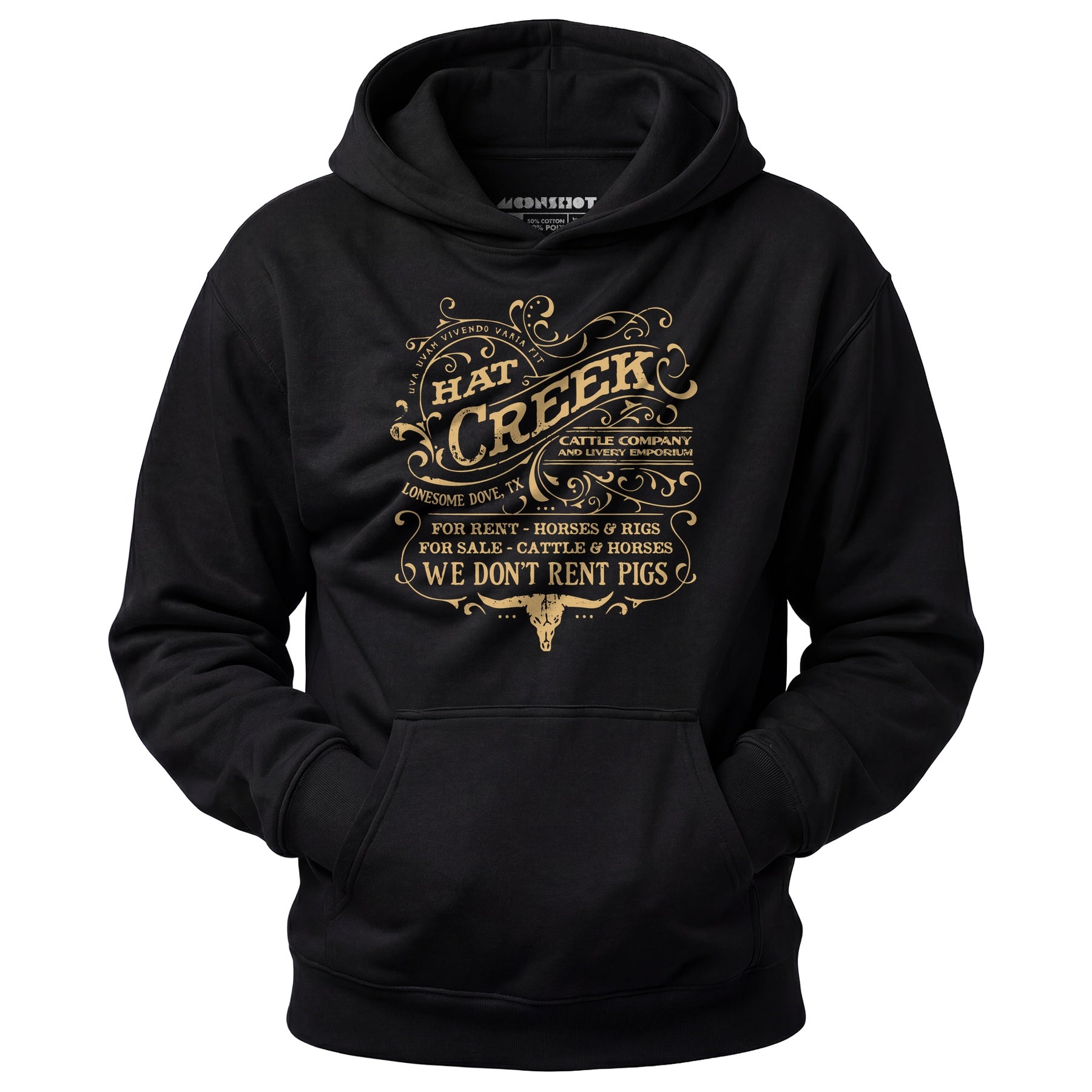 Hat Creek Cattle Company - Lonesome Dove, TX - Unisex Hoodie