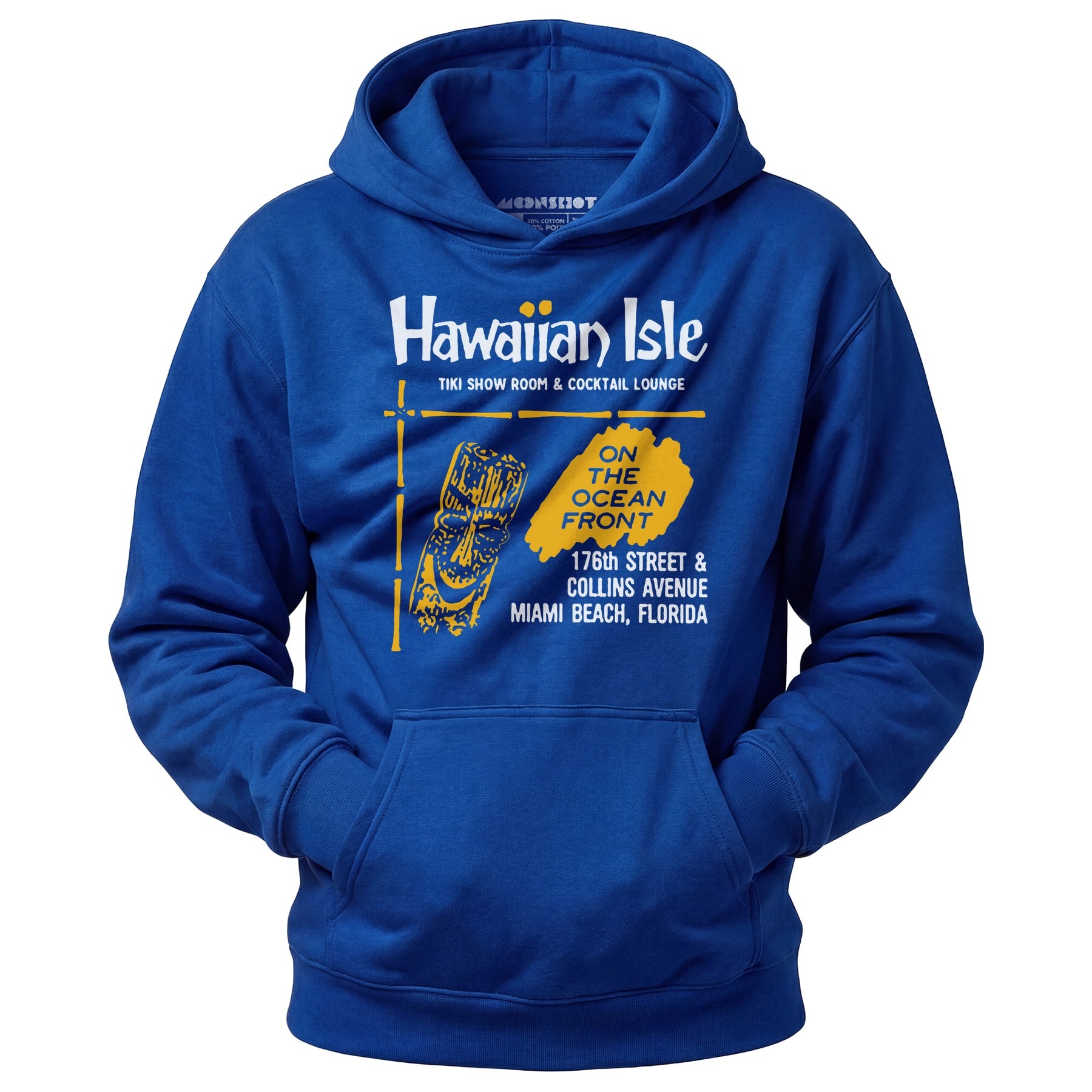 Hawaiian Isle - Miami Beach, FL - Vintage Tiki Bar - Unisex Hoodie