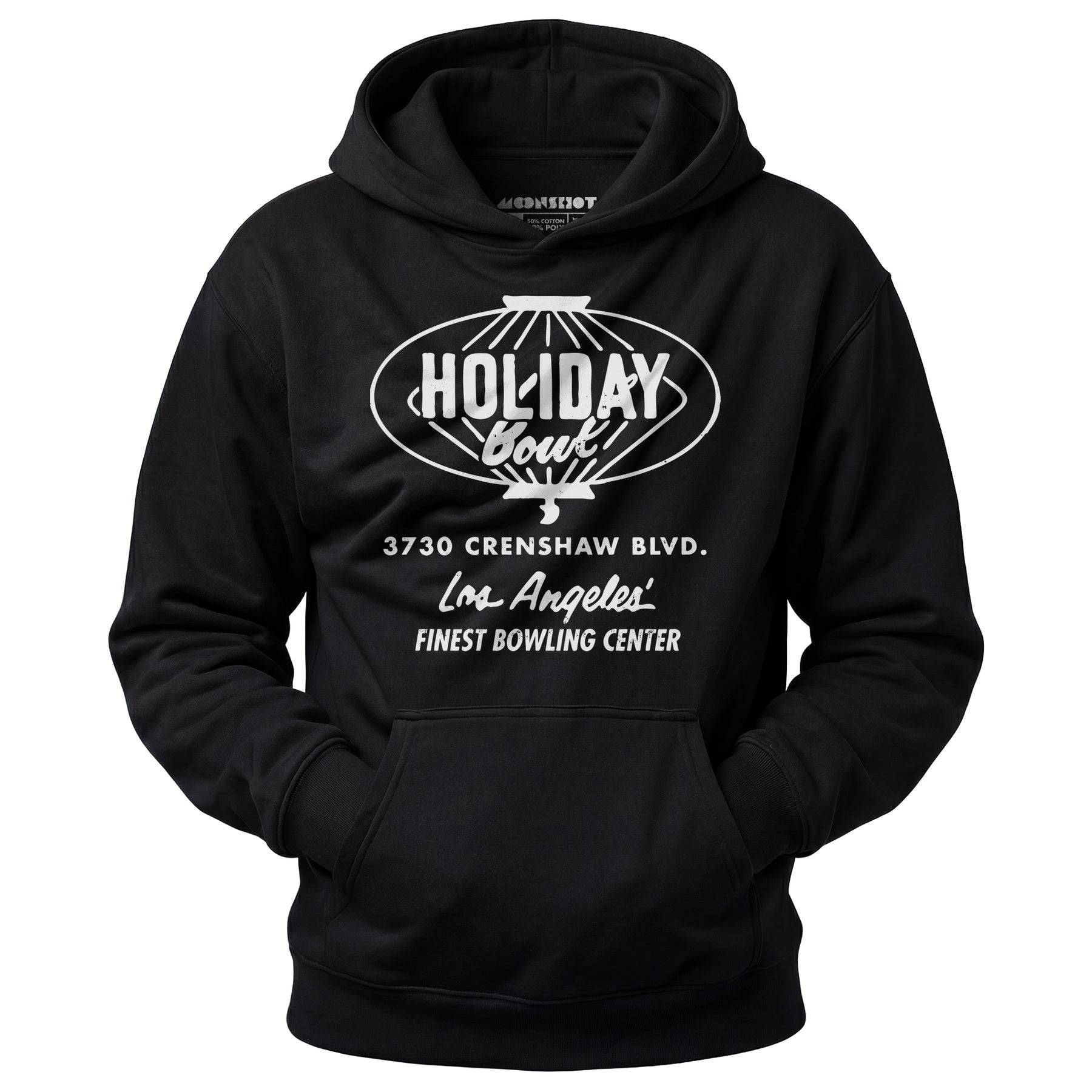 Holiday Bowl - Los Angeles, CA - Vintage Bowling Alley - Unisex Hoodie
