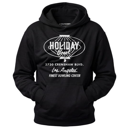 Holiday Bowl - Los Angeles, CA - Vintage Bowling Alley - Unisex Hoodie