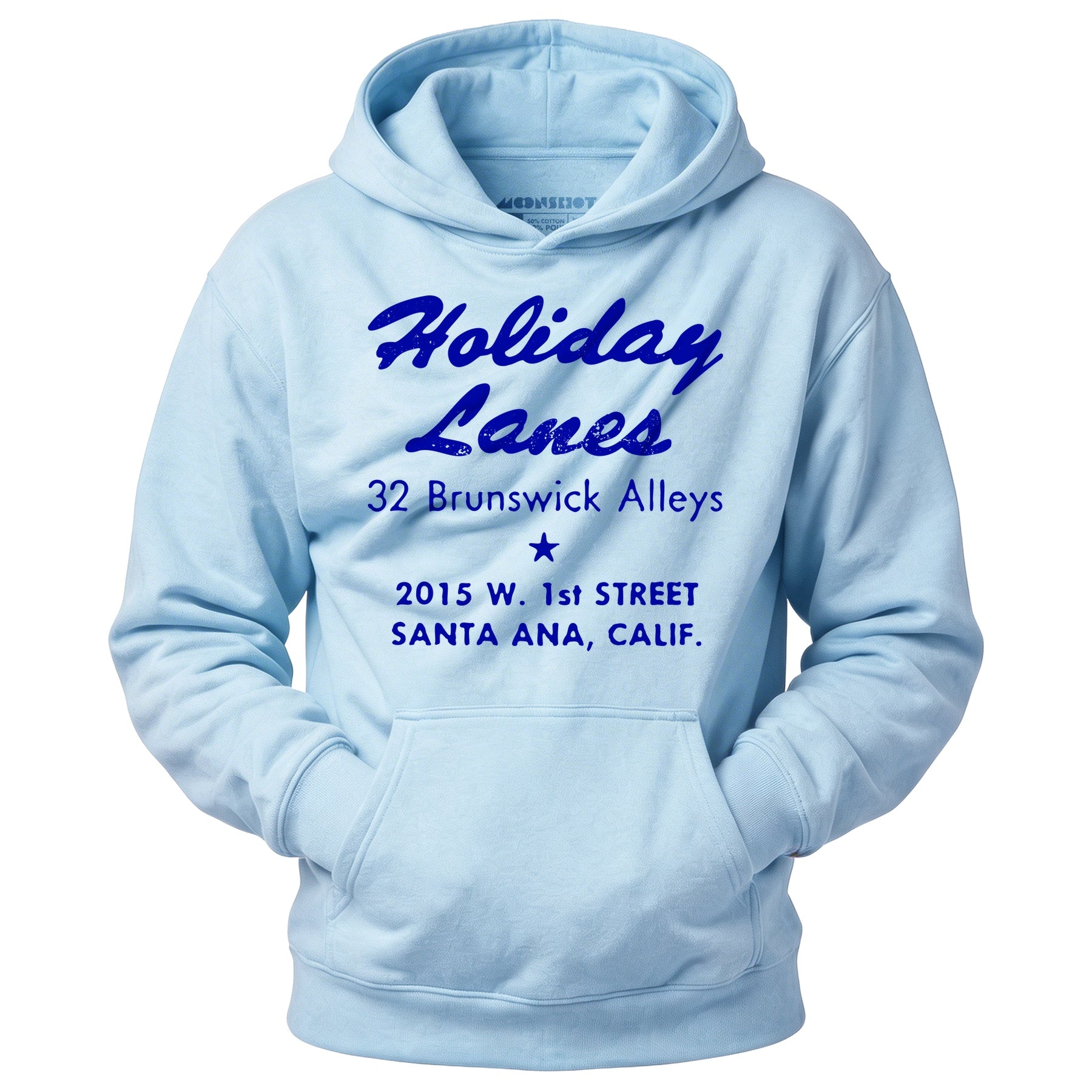 Holiday Lanes - Santa Ana, CA - Vintage Bowling Alley - Unisex Hoodie