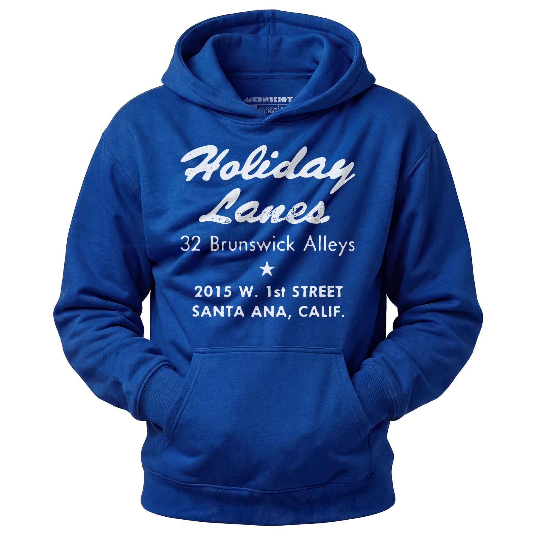 Holiday Lanes - Santa Ana, CA - Vintage Bowling Alley - Unisex Hoodie