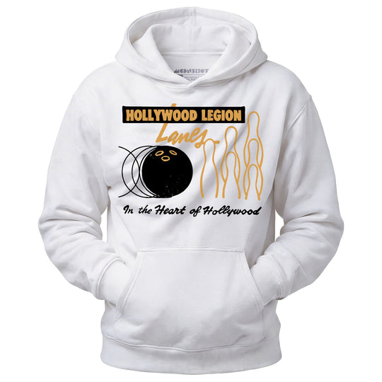 Hollywood Legion Lanes - Hollywood, CA - Vintage Bowling Alley - Unisex Hoodie