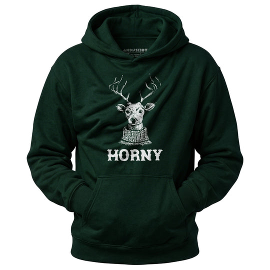 Horny Reindeer - Unisex Hoodie
