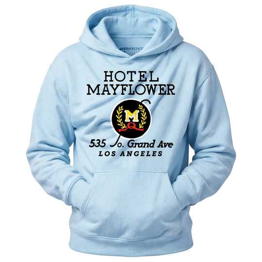 Hotel Mayflower - Los Angeles, CA - Vintage Hotel - Unisex Hoodie