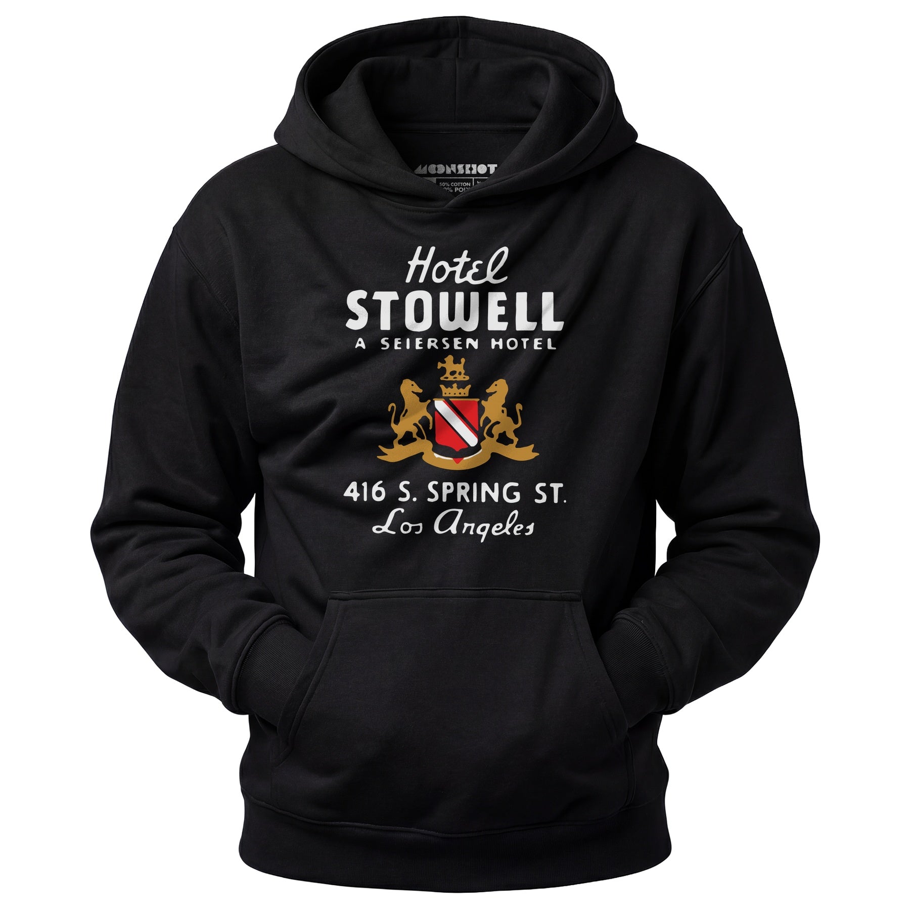 Hotel Stowell - Los Angeles, CA - Vintage Hotel - Unisex Hoodie