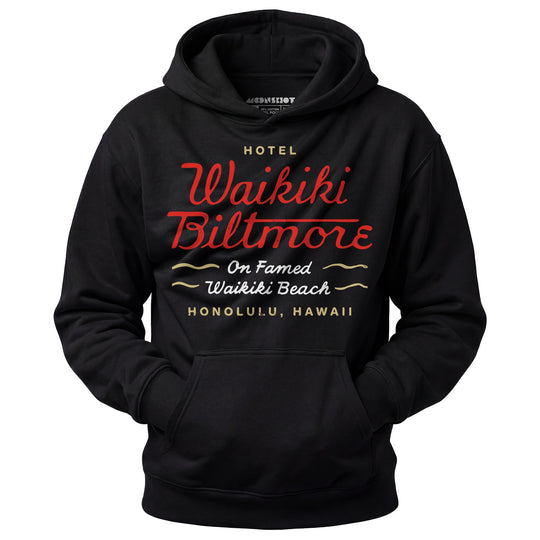 Hotel Waikiki Biltmore - Honolulu, Hawaii - Vintage Hotels - Unisex Hoodie