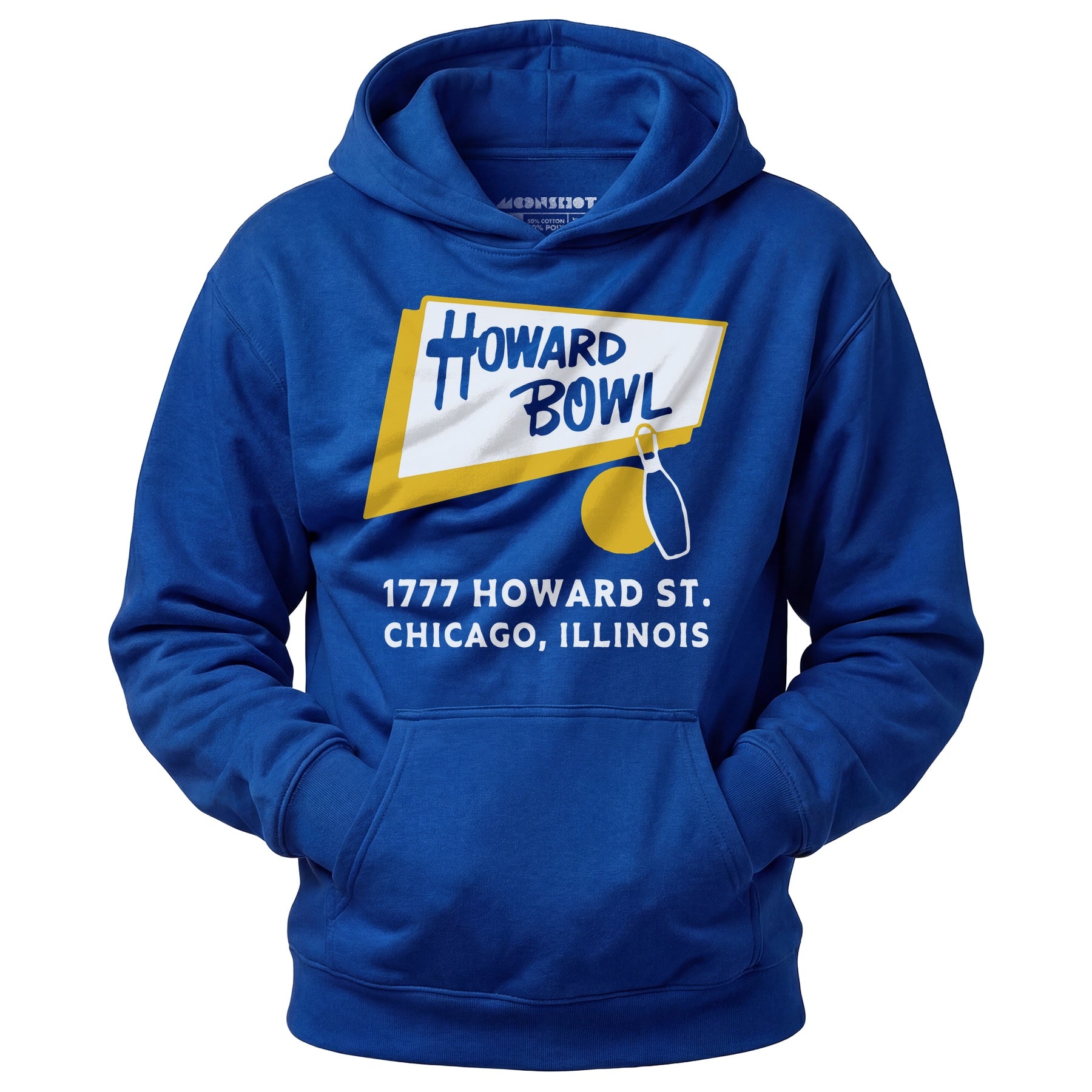 Howard Bowl - Chicago, IL - Vintage Bowling Alley - Unisex Hoodie