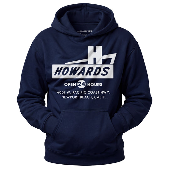 Howard's - Newport Beach, CA - Vintage Restaurant - Unisex Hoodie