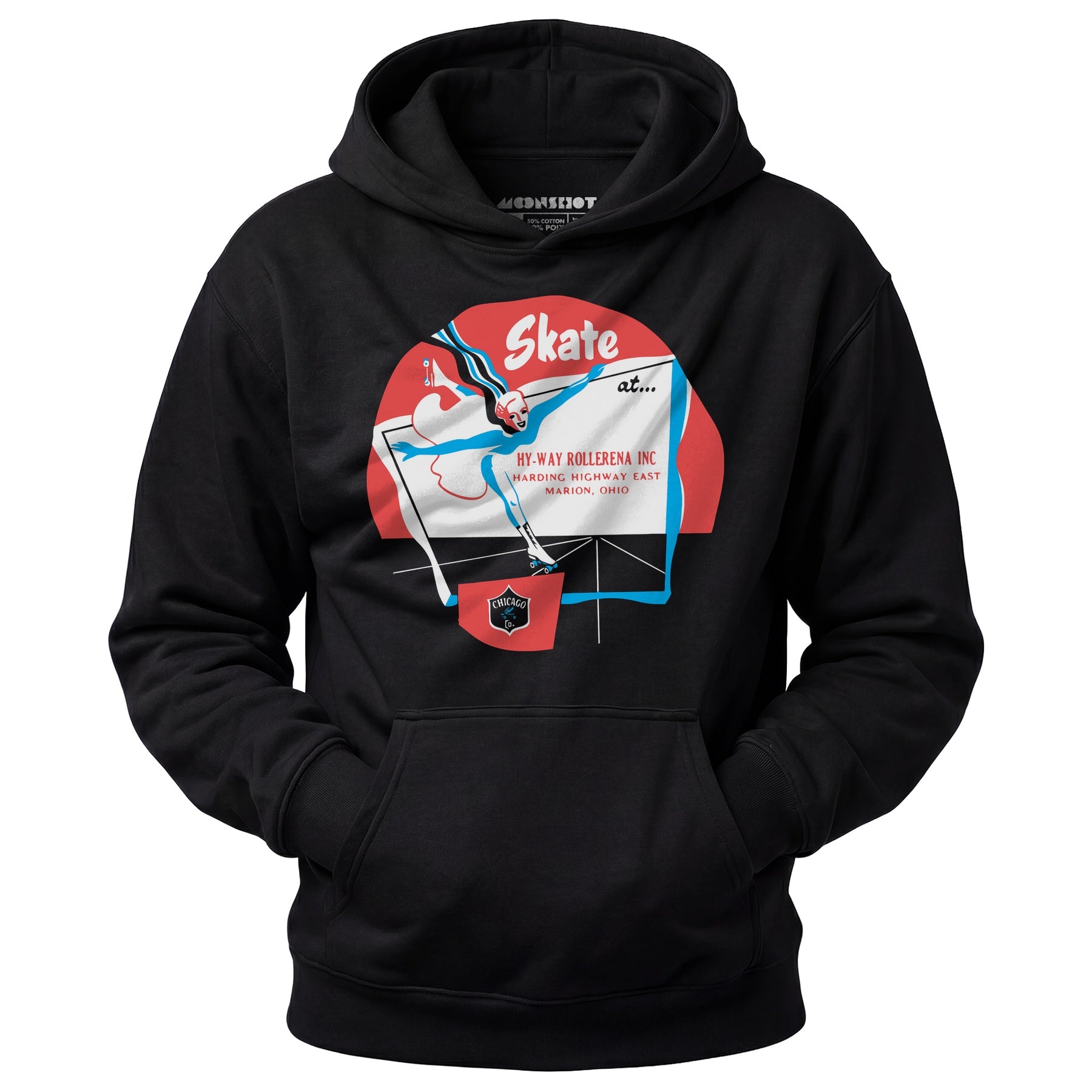 Hy-Way Rollerena - Marion, OH - Vintage Roller Rink - Unisex Hoodie