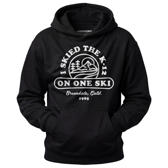 I Skied The K-12 on One Ski v2 - Unisex Hoodie