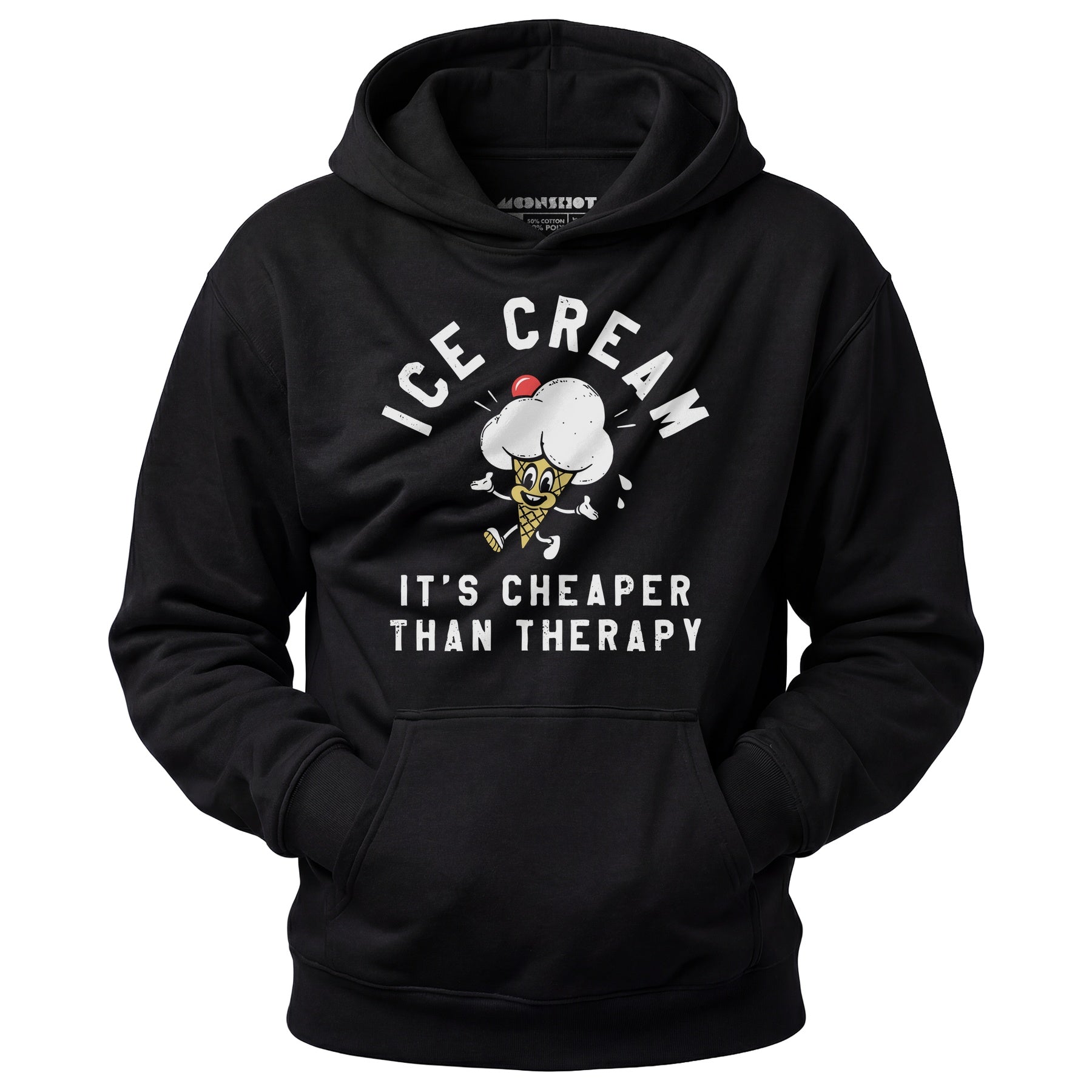 Ice Cream It's Cheaper Than Therapy - Unisex Hoodie