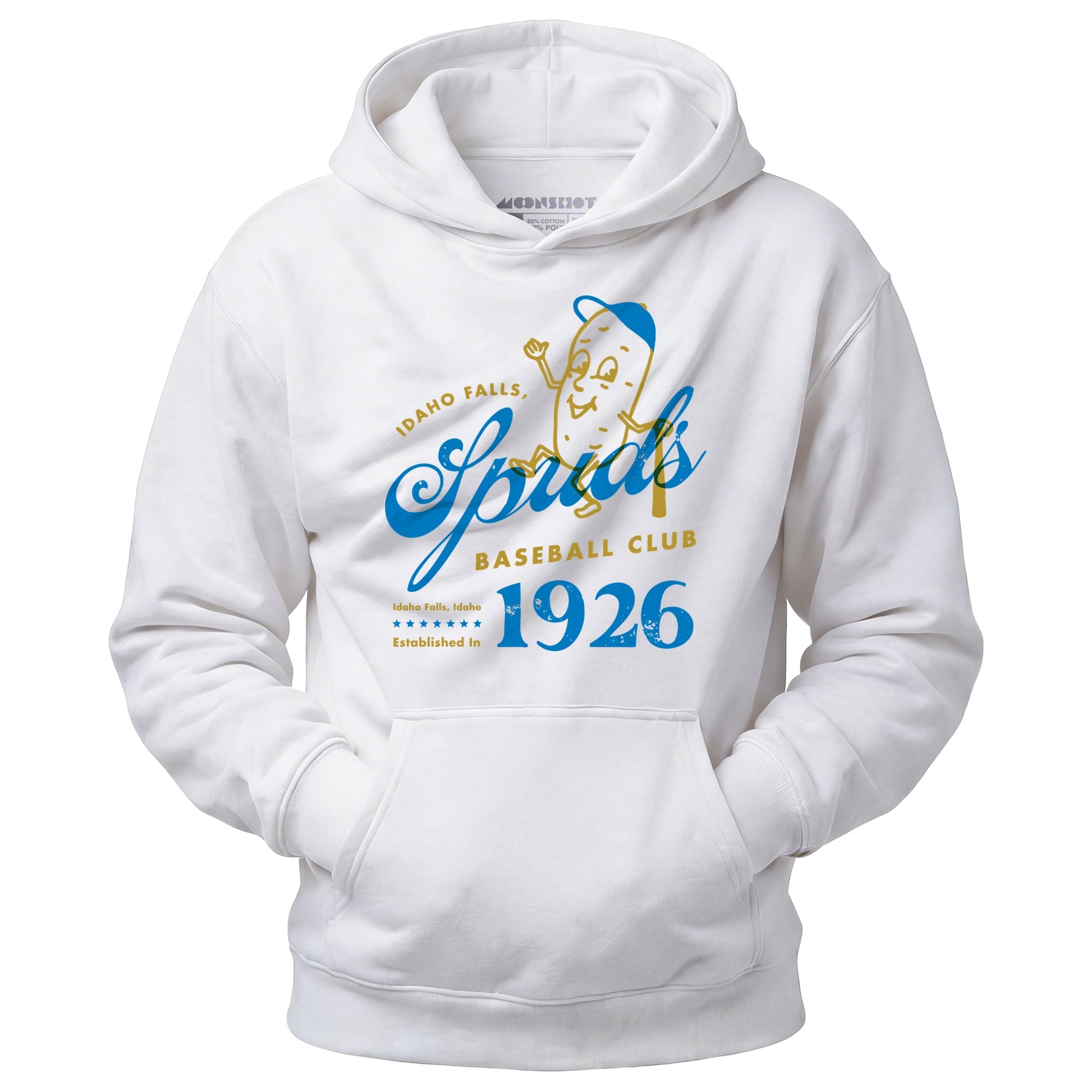 Idaho Falls Spuds - Idaho - Vintage Defunct Baseball Teams - Unisex Hoodie