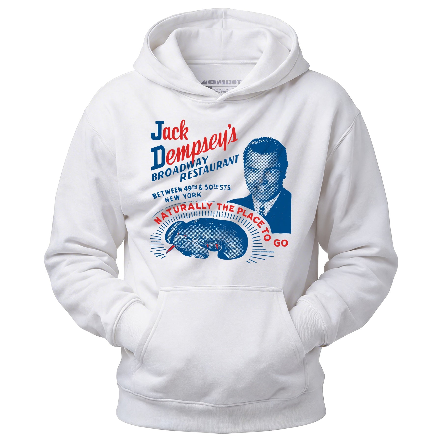 Jack Dempsey's v1 - Manhattan, NY - Vintage Restaurant - Unisex Hoodie