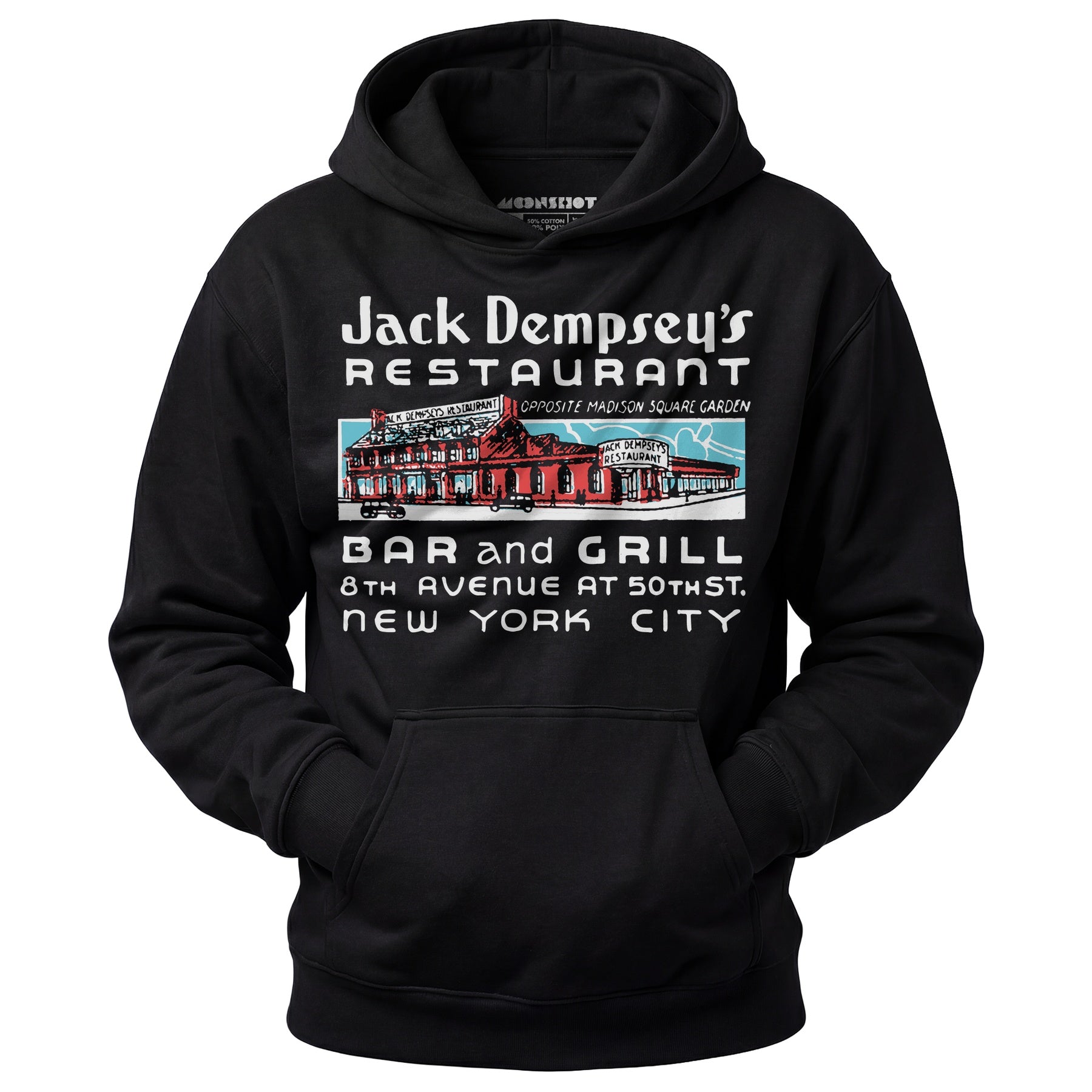 Jack Dempsey's v2 - Manhattan, NY - Vintage Restaurant - Unisex Hoodie