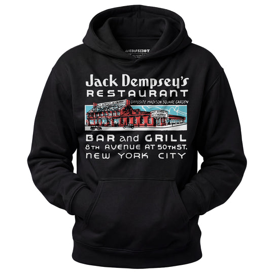 Jack Dempsey's v2 - Manhattan, NY - Vintage Restaurant - Unisex Hoodie