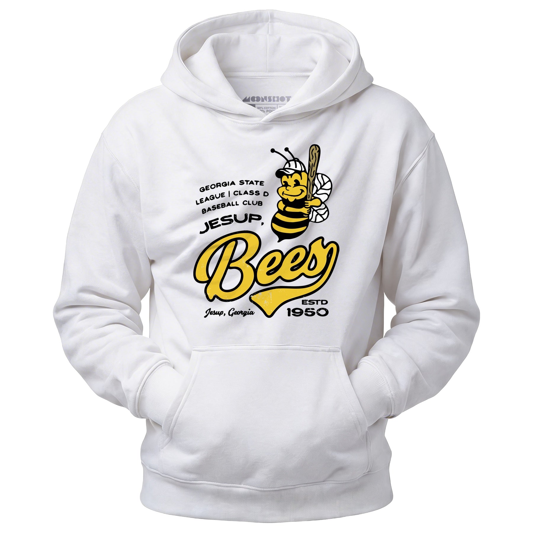 Jesup Bees - Georgia - Vintage Defunct Baseball Teams - Unisex Hoodie