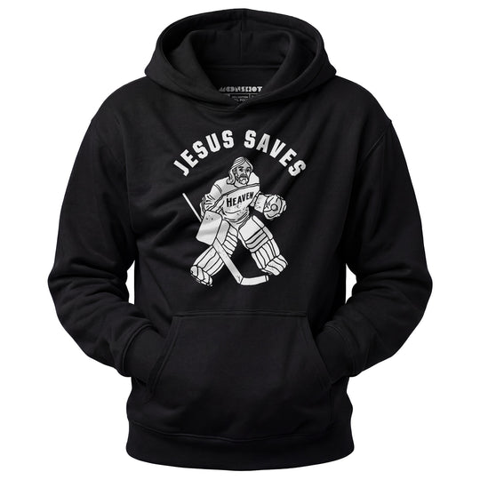 Jesus Saves - Hockey - Unisex Hoodie