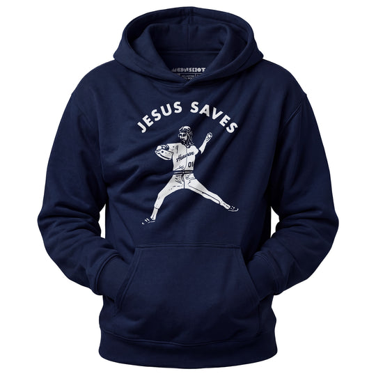 Jesus Saves - Lefty - Unisex Hoodie
