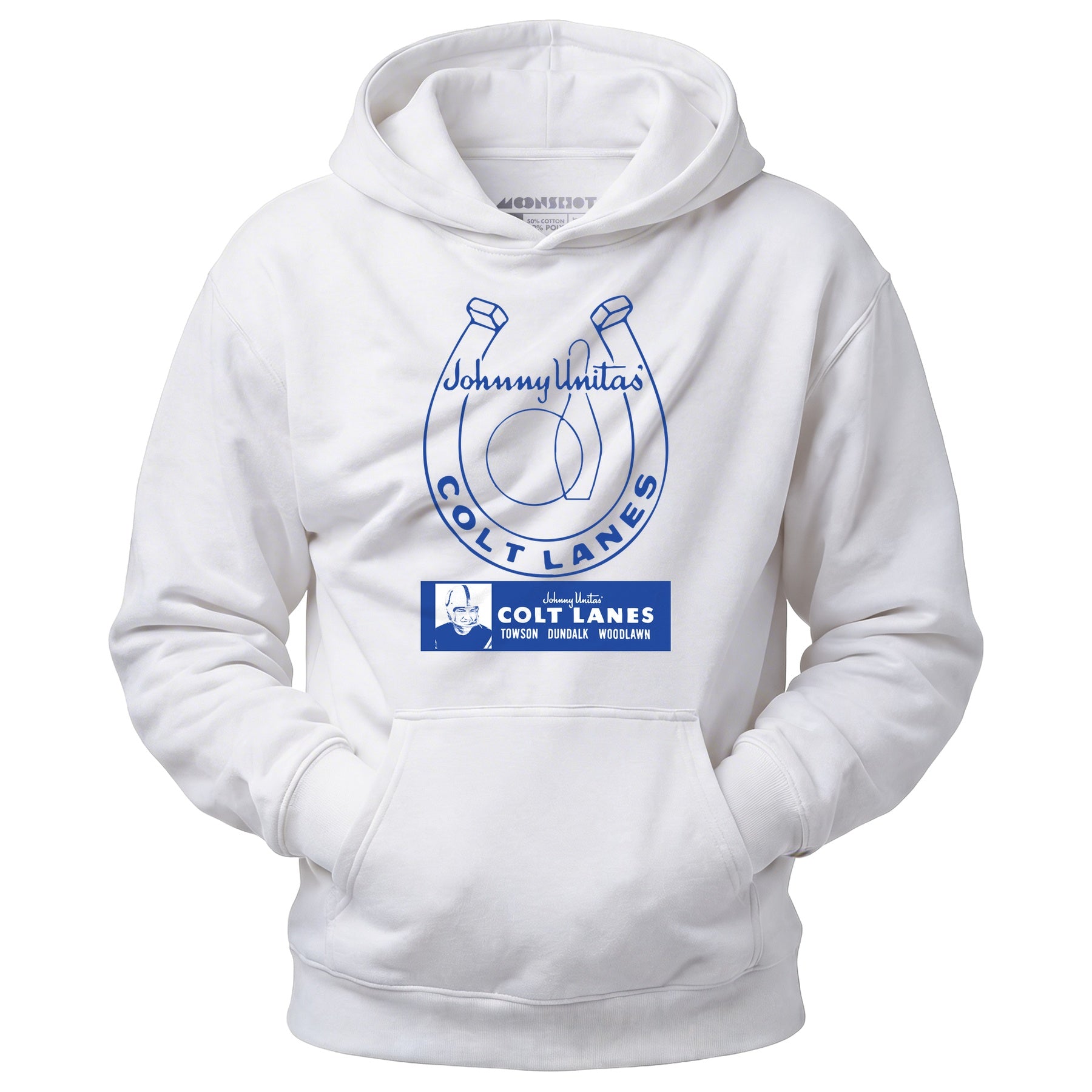 Johnny Unitas Colt Lanes - Maryland - Vintage Bowling Alley - Unisex Hoodie