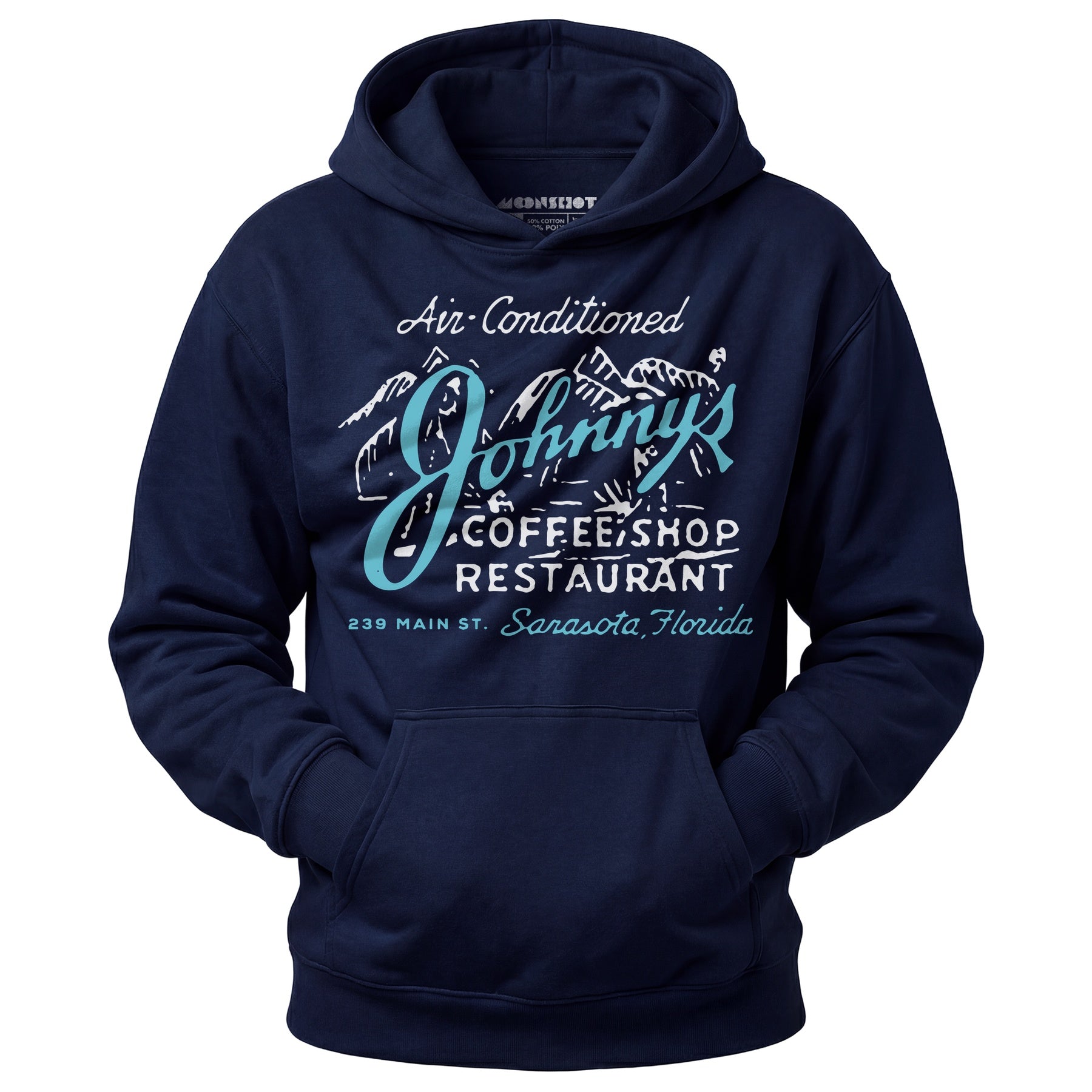 Johnny's - Sarasota, FL - Vintage Restaurant - Unisex Hoodie