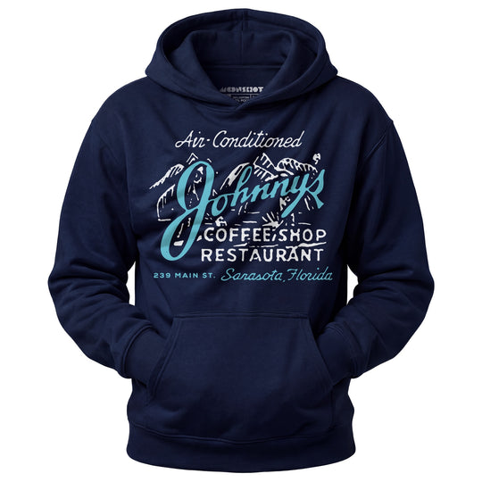 Johnny's - Sarasota, FL - Vintage Restaurant - Unisex Hoodie