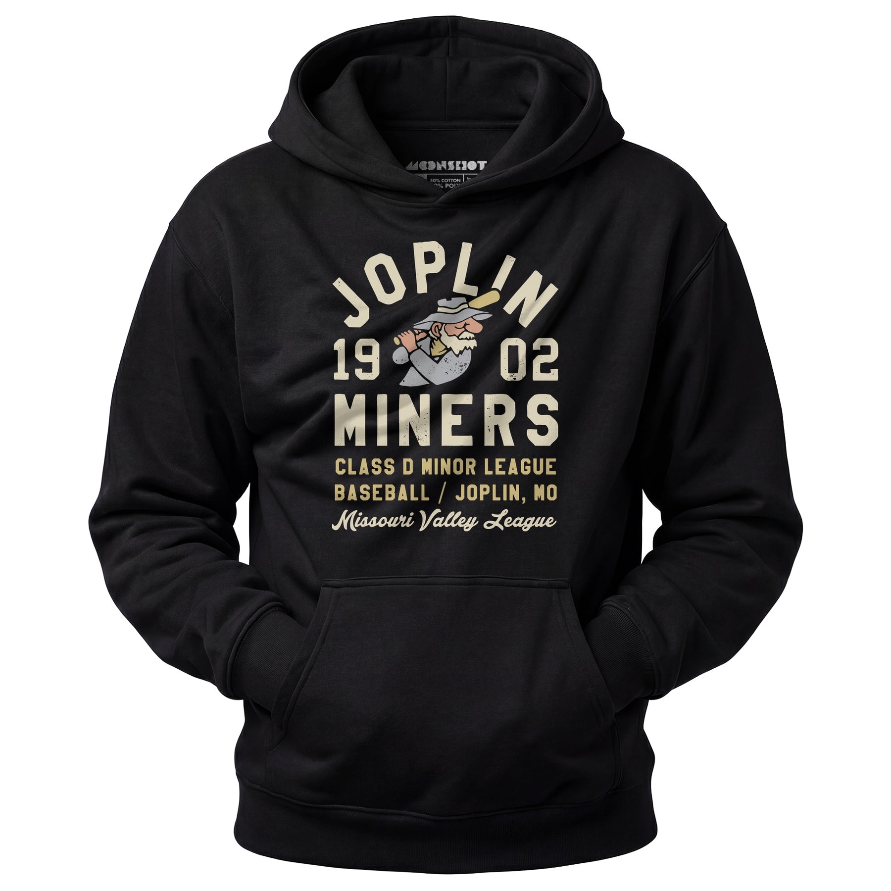 Joplin Miners - Missouri - Vintage Defunct Baseball Teams - Unisex Hoodie