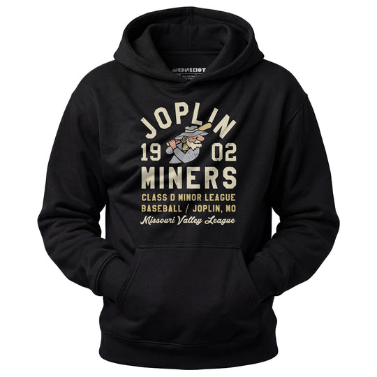 Joplin Miners - Missouri - Vintage Defunct Baseball Teams - Unisex Hoodie