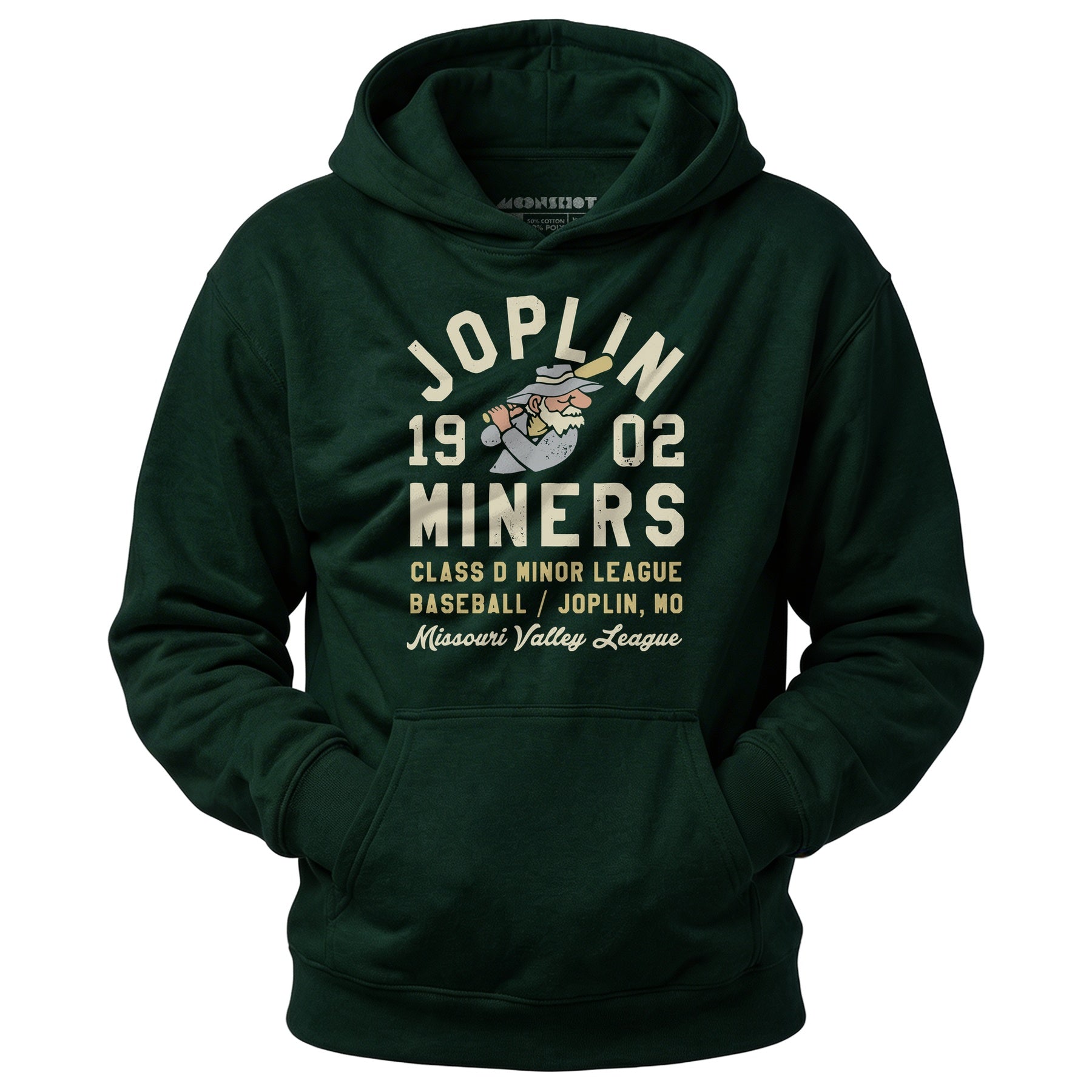 Joplin Miners - Missouri - Vintage Defunct Baseball Teams - Unisex Hoodie