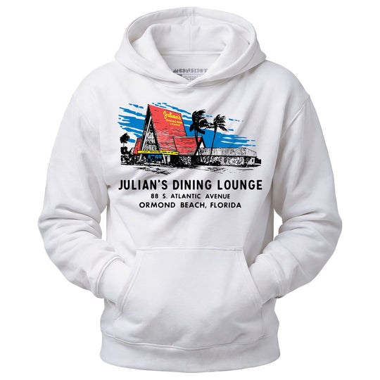 Julian's Dining Lounge - Ormond Beach, FL - Vintage Restaurant - Unisex Hoodie