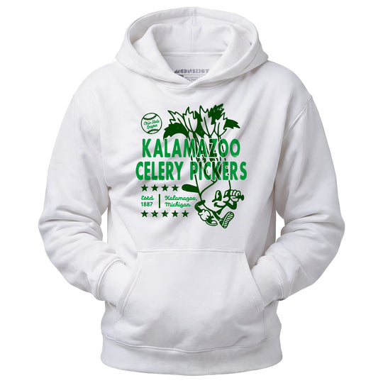 Kalamazoo Celery Pickers - Michigan - Vintage Defunct Baseball Teams - Unisex Hoodie
