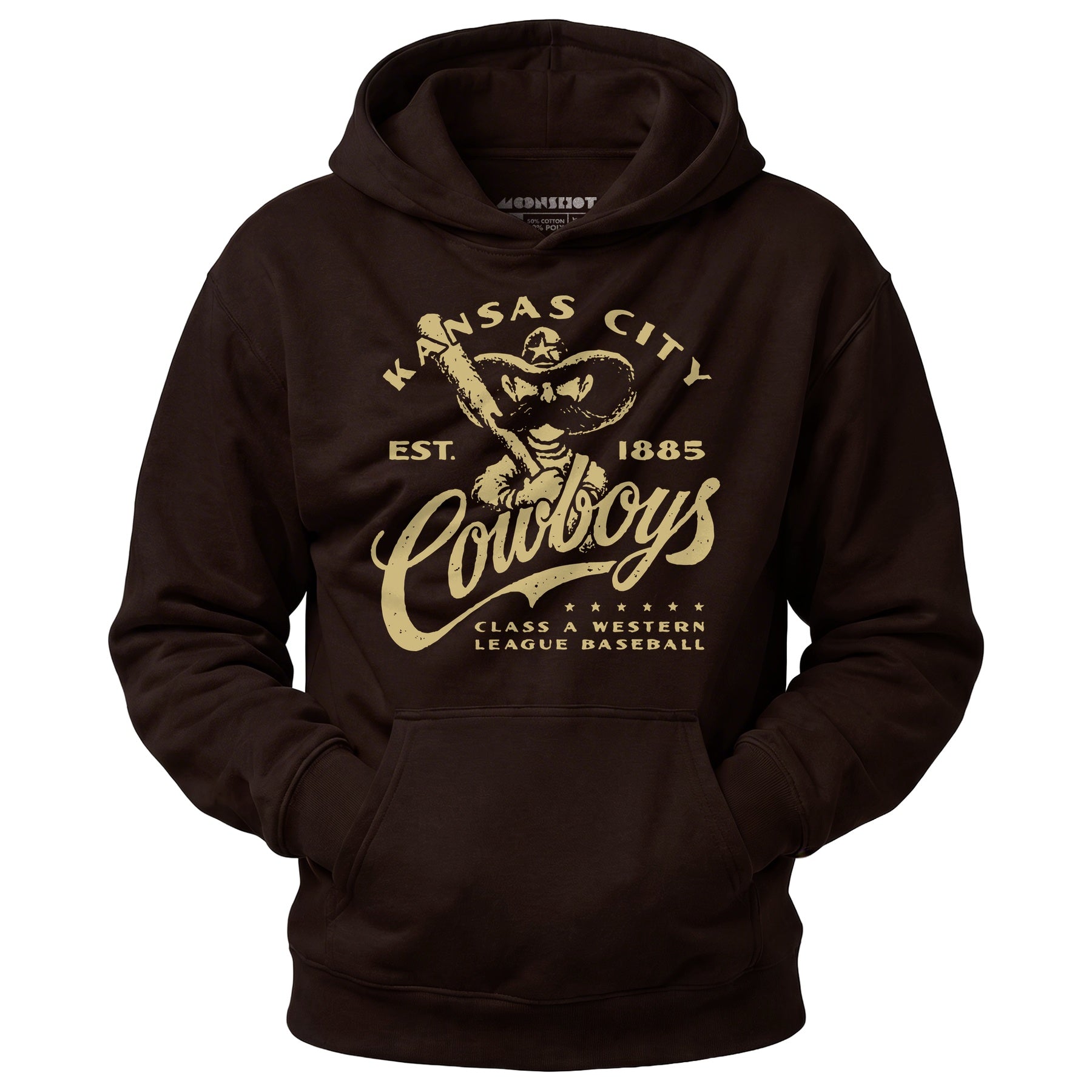 Kansas City Cowboys - Missouri - Vintage Defunct Baseball Teams - Unisex Hoodie