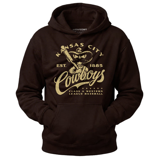Kansas City Cowboys - Missouri - Vintage Defunct Baseball Teams - Unisex Hoodie