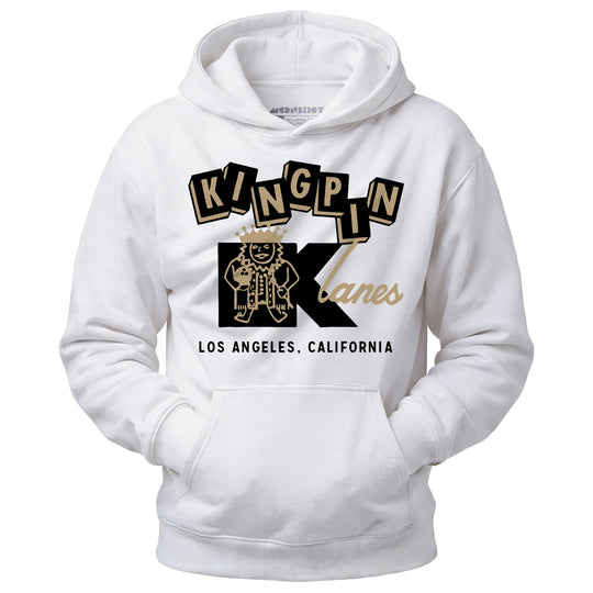 Kingpin Lanes - Los Angeles, CA - Vintage Bowling Alley - Unisex Hoodie