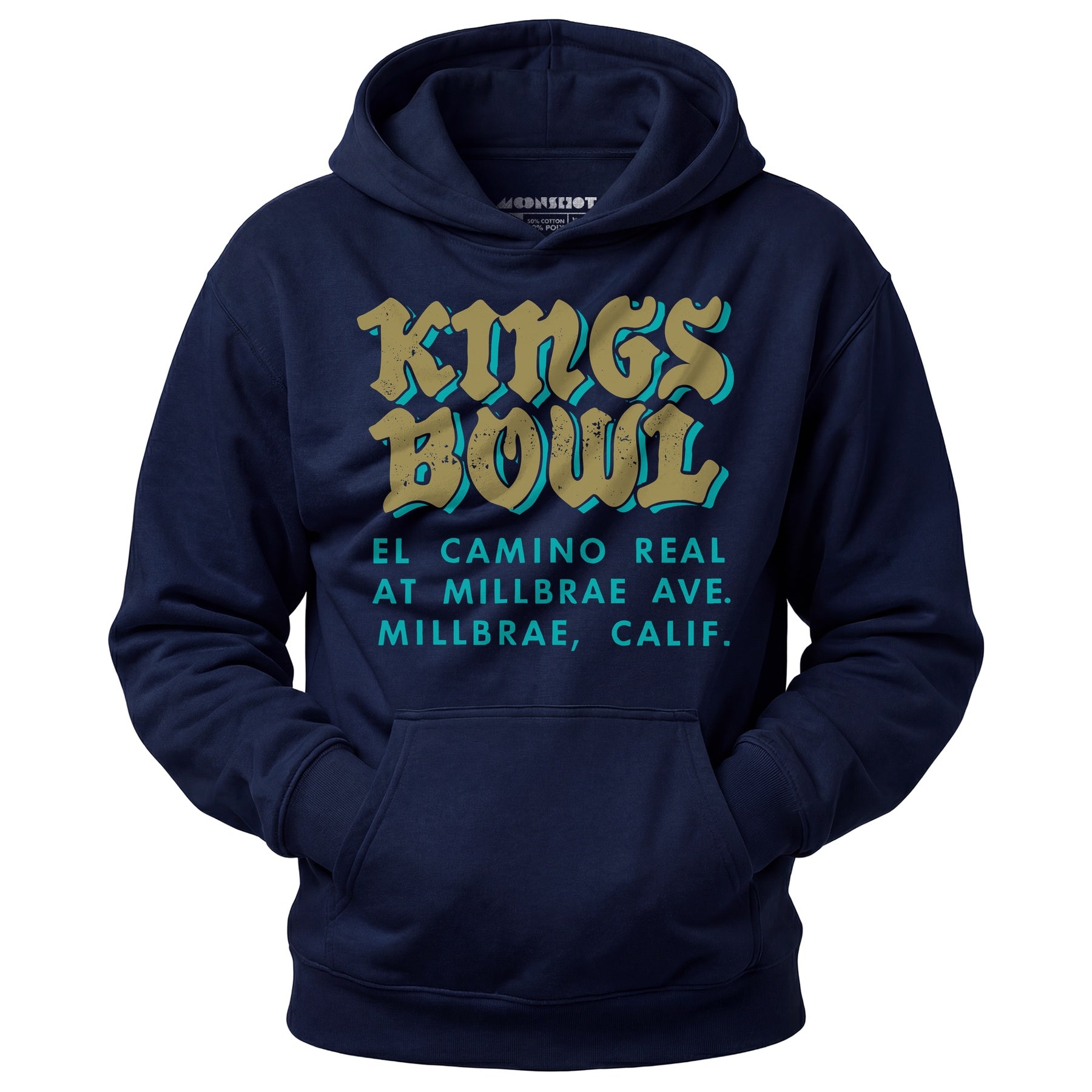 Kings Bowl - Millbrae, CA - Vintage Bowling Alley - Unisex Hoodie